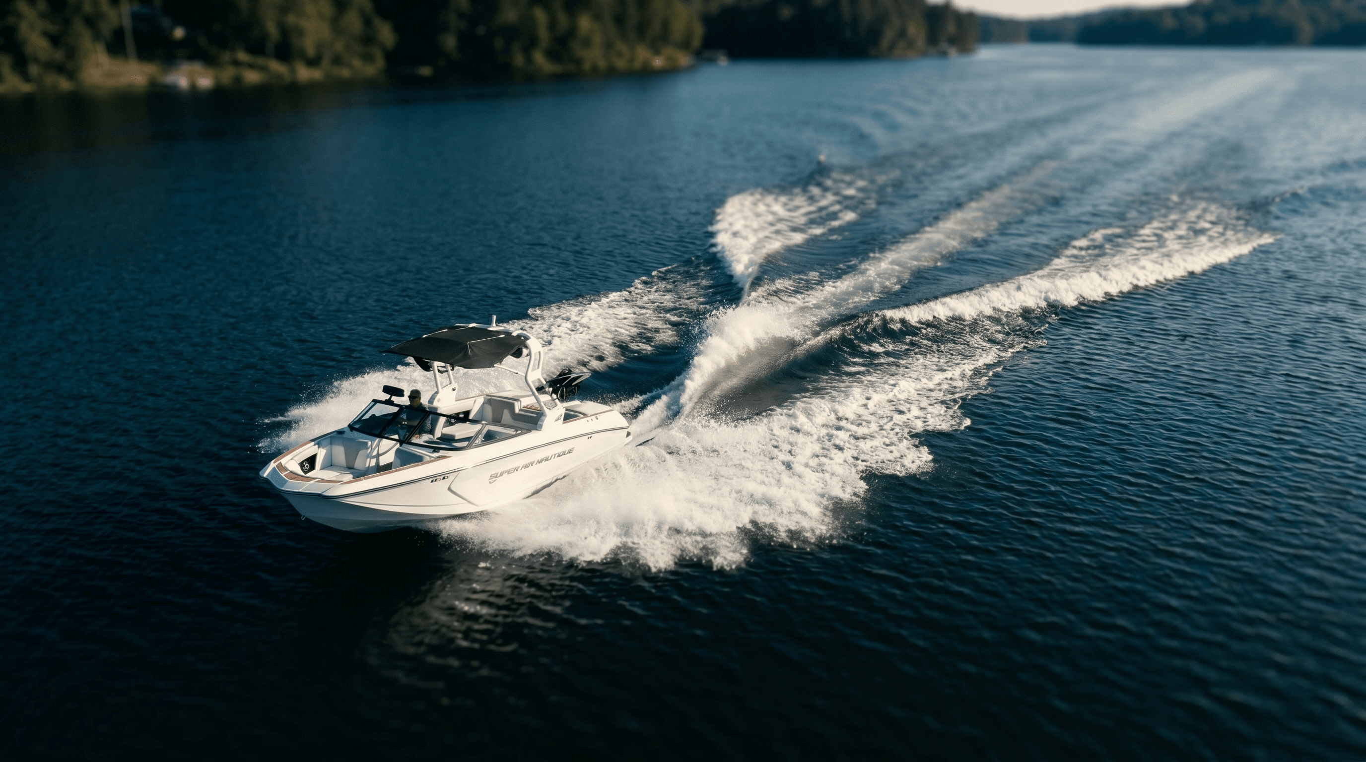Premium Nautique boat on Shuswap Lake